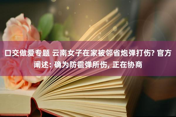 口交做爱专题 云南女子在家被邻省炮弹打伤? 官方阐述: 确为防雹弹所伤, 正在协商