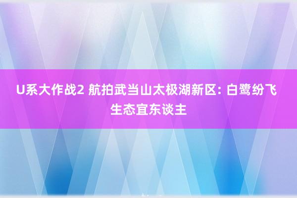 U系大作战2 航拍武当山太极湖新区: 白鹭纷飞 生态宜东谈主