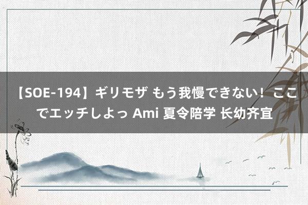 【SOE-194】ギリモザ もう我慢できない！ここでエッチしよっ Ami 夏令陪学 长幼齐宜