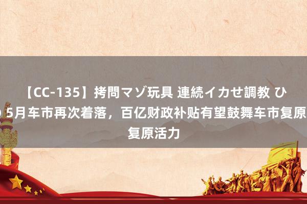 【CC-135】拷問マゾ玩具 連続イカせ調教 ひなの 5月车市再次着落，百亿财政补贴有望鼓舞车市复原活力