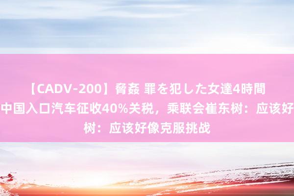 【CADV-200】脅姦 罪を犯した女達4時間 土耳其拟对中国入口汽车征收40%关税，乘联会崔东树：应该好像克服挑战